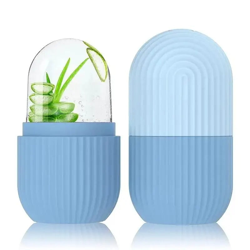 Silicone Ice Cube Tray Facial Treatment